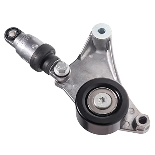 38216 Drive Belt Tensioner With Pulley Assembly [For L4 2.4L (2362cc)] Fit For 2005-2010 Sc-ion tC /02-06 To-yota Camry Solara [01 02 03 04 05 06 07 Highlander] 01-05 RAV4 (OE# 1662028070) - size: 38216