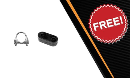 Northeastern Exhaust | Stainless Steel Exhaust Tail Pipe Compatible for Jeep Cherokee 1996-2001 2.5L | Automotive Replacement Parts | Free Clamp and Hanger Included