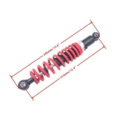 red 315mm Shock Absorber Rear Suspension For 90cc 110cc125cc 150cc Dirt Bike Motorcycle ATV Motor Scooter