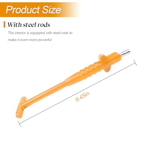 Car Tire Valve Stem Puller, No Scratch Auto Valve Stem Remover & Installer Core Tool, Vehicle Tyre Valve Repair Tool Accessories, Universal for SUV Motorcycle Truck (Yellow) - color: Yellow