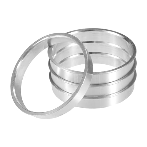 X AUTOHAUX 4pcs OD 60.1mm to ID 57.1mm Aluminum Alloy Car Hub Centric Rings Wheel Bore Center Spacer Hubrings - size: 60.1mm ID to 57.1mm OD