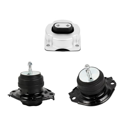 3PCS Engine Mount Set for 2011-2023 Dodge Challenger Charger V8 6.2L 6.4L - size: 2012-2023 Dodge Charger 6.4L V8 Auto