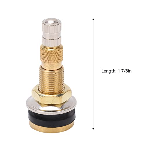 TR618A Tractor Air Liquid Valve Stems, Tubeless Clamp in Tire Valve Stem for Industrial Agricultural Wheels, Tractor, Grader (Pack of 10)