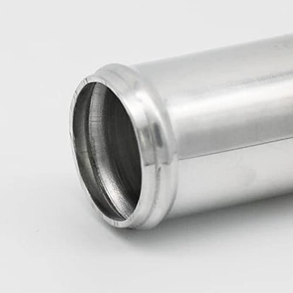 38mm(1.5") OD, Length 3" (76mm), Straight 1.5 Inch 6061 Aluminum Alloy Hose Joiner Tube Intercooler Pipe Connector High Class Glossy Polished Treatment Air Intake Tube with Bead Roll - size: OD 1.5" (38mm)
