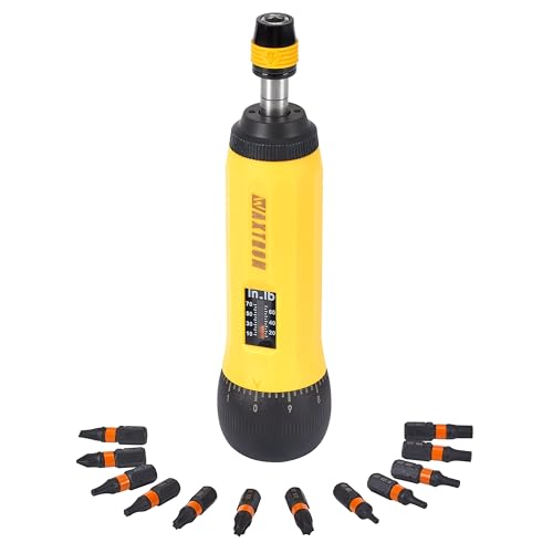 Torque Screwdriver Set 13-Piece, 1/4" Drive, 10-70 in-lb