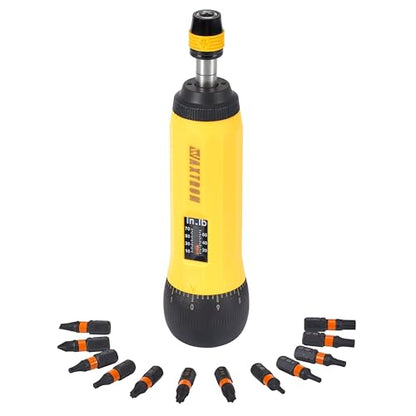 Torque Screwdriver Set 13-Piece, 1/4" Drive, 10-70 in-lb
