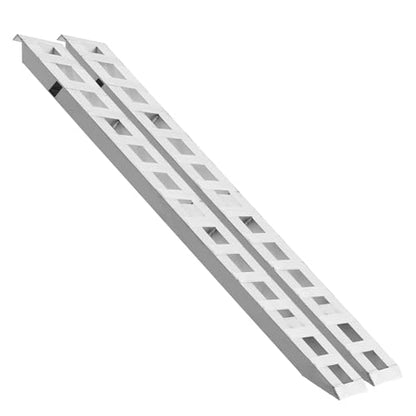 VEVOR Loading Ramps, 2 Pcs 72 x 15 in, Durable Aluminum and Heavy-Duty Trailer Ramp Set with Anti-Slip Plates, 6000 Lbs Combined Capacity, for Carts, Farm Tractors, ATVs, Lawn Mowers, Motorcycles - size: 6000 lbs