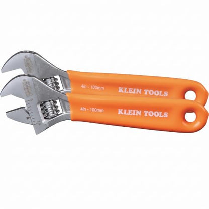 Klein Tools Extra-Capacity Adjustable Wrench 4" (Pack of 2) - size: 4-Inch (Pack of 2)