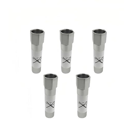 5Pcs 8-Point Splined Lug Nuts, 13/16" Hex Drive Socket Tool