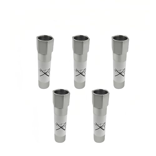 5Pcs 8-Point Splined Lug Nuts, 13/16" Hex Drive Socket Tool