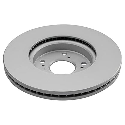 TRQ Front and Rear Brake Rotor Set G Coated Vented Solid - style: BKA14822