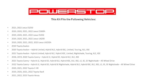 PowerStop Z23 Performance Brake Pad & Rotor Kit Front & Rear K8348