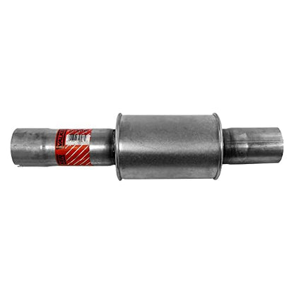 Walker 52586 Direct Fit Exhaust Resonator and Pipe Assembly 3" Inlet (ID) 3" Outlet (OD) for Ford F-250 Super Duty