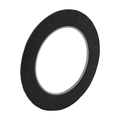 Masking Tape, 0.06 Inches x 32.8 Yards DIY Car Auto Paint Painters Tape Black, 1 Pc - color: Black, size: 0.06 Inches x 32.8 Yards