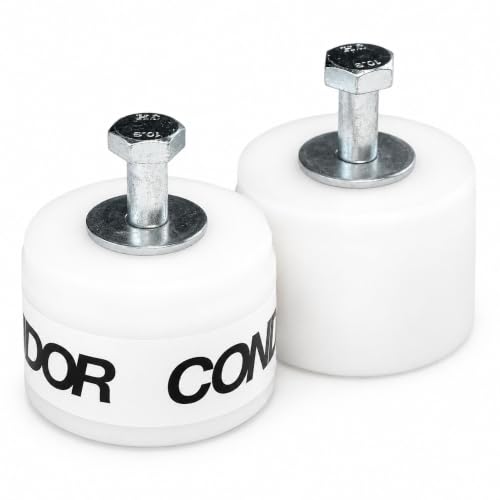 E30 M20 Engine Mount Set | Compatible with BMW E30 | Solid UHMW OEM Height | Condor Speed Shop | Made in USA | 1984-1991 323 325e 325es 325i 325is - size: M20 | Standard, style: Classic | UHMW | Street / Track