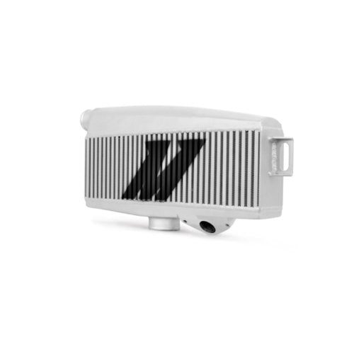 Mishimoto MMTMIC-WRX-01SLBK Top-Mount Intercooler Compatible With Subaru WRX/STI 2001-2007 Silver Cooler, Black Hose - color: Silver Cooler, Black Pipes