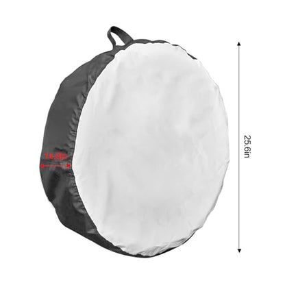 400D Oxford Spare Tire Cover with Handle for RV Jeep - size: 420D S：17''-23''