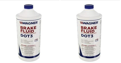 Wagner DOT 3 21B Brake Fluid, 32 oz; 946 ml (Pack of 2) - size: 32 Ounces (Pack of 2)
