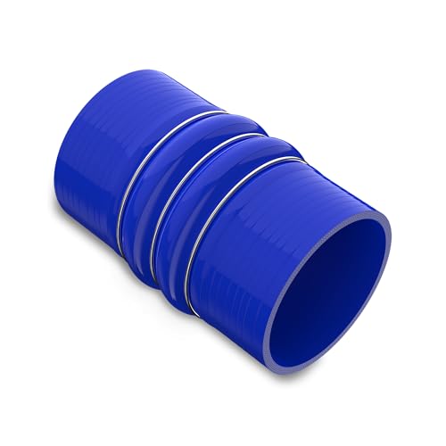 Endure 3.5"(89mm) Turbo Intercooler Hose, CAC Silicone 4-Ply - Blue - color: Blue, size: 3.5Inch-(89mm)