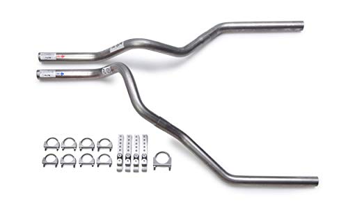 Tailpipe-Only Mandrel-Bent Dual Truck Exhaust Kit without Tips
