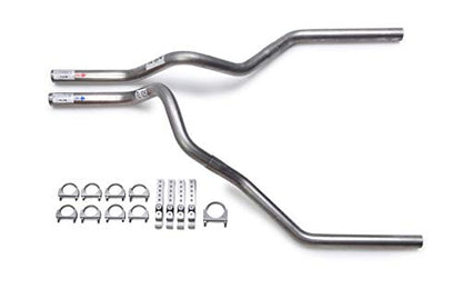 Tailpipe-Only Mandrel-Bent Dual Truck Exhaust Kit without Tips
