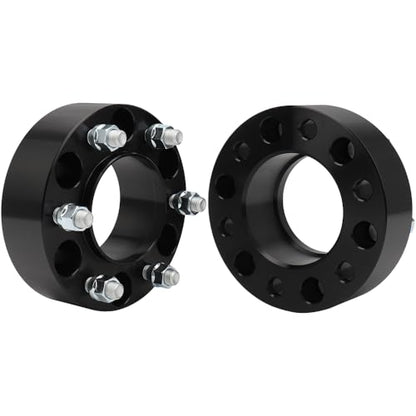 IRONTEK 6x139.7mm Wheel Spacers 2" Real Forged Spacers with 95.1mm Hub Bore M14x1.5 Studs Compatible for Lexus 2022-2023 LX600, for Toyota 2022-2024 Tundra/ 2021 Land Cruiser 6x5.5in to 6x5.5in 2PCS - size: 2"|6x5.5|2PCS