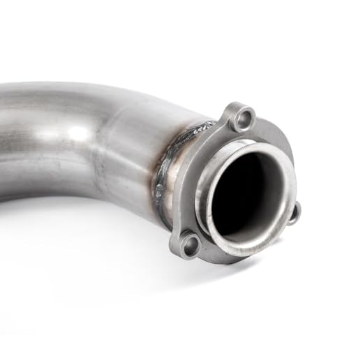 Stainless Steel Exhaust Pipe Kit for 2015.5-2016 Sierra Silverado 2500 3500 HD 6.6L Duramax 4" Powerstroke Diesel - size: for 2015.5-2016 Sierra Silverado 2500 3500HD