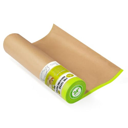 Tangibay Pre-Taped Masking Paper for Painting, 24 inch x 50 feet, 1 Roll - size: 1 Roll: 24"