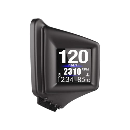KAOLALI Head Up Display for Car Digital Speedometer Display GPS+OBD2 Dual System Smart Gauge MPH Clock RPM Over Speed Alarm Odometer for All Vehicle