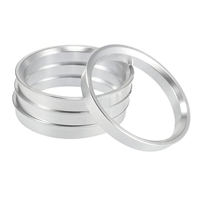 X AUTOHAUX 4pcs Aluminium Alloy Hub Centric Rings Wheel Bore Center Spacer - size: 64.1mm