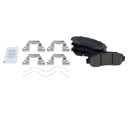 TRQ Front Ceramic Brake Pad and Rotor Set - style: BKA11959