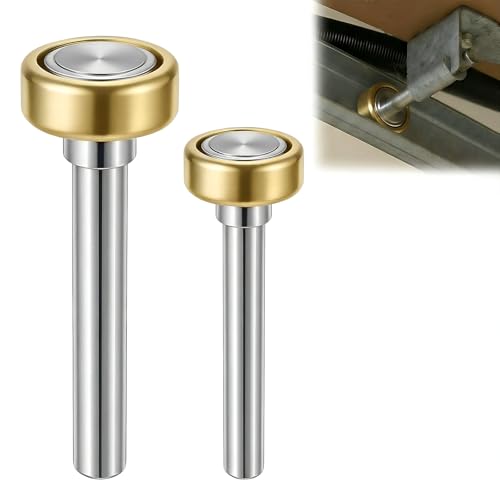 2 Pack 1" Truck Trailer Door Rollers,Box Truck, Heavy-Duty Truck Trailer Door Wheels Rollers Replacement Parts Hardware,Commercial Vehicle Doors 7/16'' Diameter X 2-3/4'' Long Rod