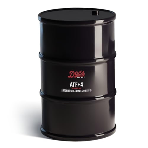 Doc’s Diesel ATF4 High Mileage Full Synthetic ATF+4 Automatic Transmission Fluid, 55-Gallons - color: ATF+4, size: 55-Gallon Drum