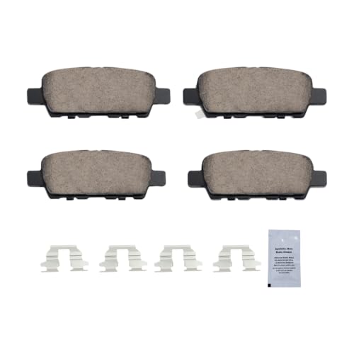 HUSCH Brake Kit Ceramic Brake Pads and Brake Rotors Fit for INFINITI G35 - size: 31387+D905