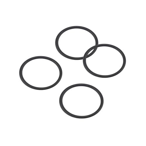 Rtrhinotuning 49mm Black Wheel Center Cap Rubber O-Rings Set 4 PCS Rubber O Ring Kit - size: OD: 49mm