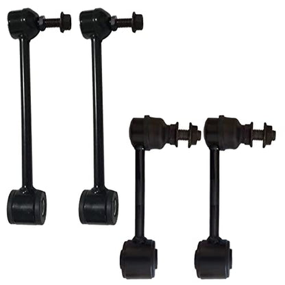 Front Rear Sway Bar Link Kit for Jeep Wrangler 2007-2017, Wrangler JK 2018