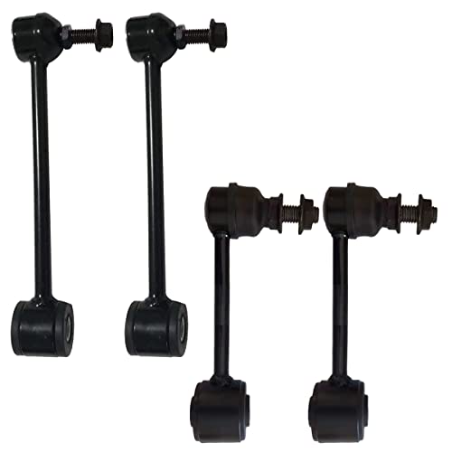 Front Rear Sway Bar Link Kit for Jeep Wrangler 2007-2017, Wrangler JK 2018