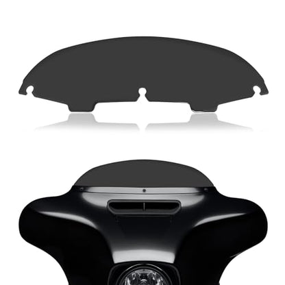 Rich Choices 4.5" Motorcycle Windshield Windscreen Black Compatible with Harley Davidson Touring Street Glide Electra Glide FLHT FLHTCU Ultra Classic Glide FLHX FLHTK Tri Glide 1996-2013 - color: Black, size: 4.5inch