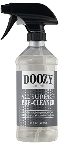 Doozy All Surface Pre-Cleaner - Pre Treatment to Easily Remove Built Up Grease, Grime, Dirt, Wax & Oil on Furniture, Wood, Glass, Plastic, Metal, Ceramic & Household Surfaces - 16 Ounce