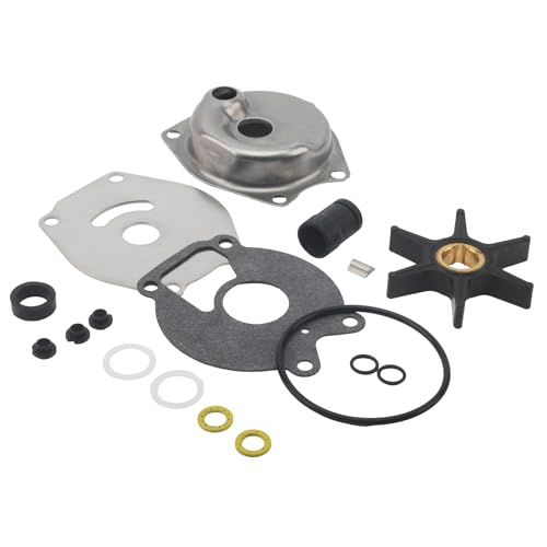 46-99157A2 Water Pump Impeller Repair Kit for Mercury 9.9-25 HP - size: 9.9-25 HP