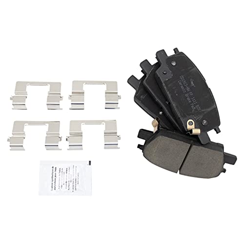 TRQ Front & Rear Posi Ceramic Disc Brake Pads & Rotors Kit - style: BKA14603