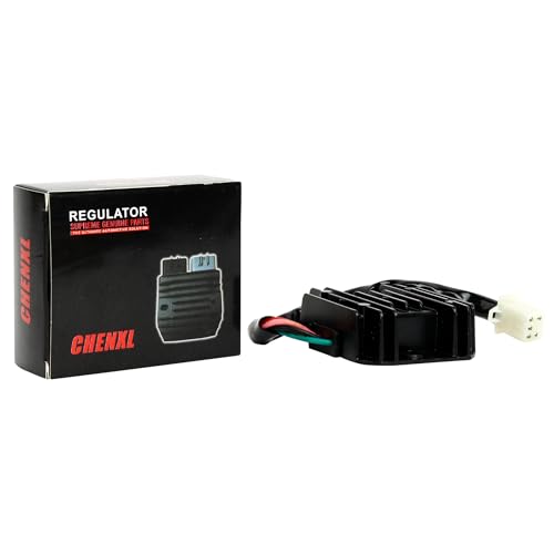 12V 5-Wire Full-Wave Voltage Regulator Rectifier - Compatible with GY6 Scooters, ATVs, UTVs, Golf Carts, Lawn Mowers, Dirt Bikes, Motorcycles, and DIY Engines (Magneto up to 100W)