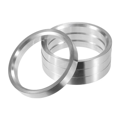 X AUTOHAUX 4pcs OD 75mm to ID 63.4mm Aluminum Hub Centric Rings - size: 75mm ID to 63.4mm OD