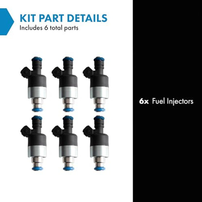 TRQ Fuel Injector Set - style: FIA58856