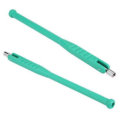 Acouto Tire Valve Stem Puller Tool Tire Valve Stem Puller Installer Tool Quick Remover Tire Repair Installer No Scratch Green Tire Valve Stem Puller Rod Tool with Valve Core Tool Built in