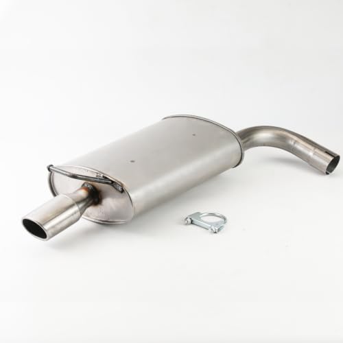 1pc Stainless Steel Rear Left Exhaust Muffler for Explorer E37H - size: For 2011-2015 EXPLORER Driver Side