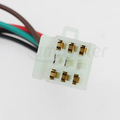6 Wires Key Ignition Switch Replacement Parts Fit for Kazuma Meerkat 50cc Falcon 90cc 110cc 125cc RedCat Roketa Chinese ATV Go Karts Etc.