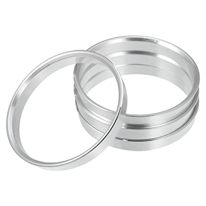 X AUTOHAUX 4pcs Aluminium Alloy Hub Centric Rings Wheel Bore Center Spacer - size: 66.6mm