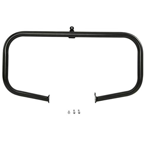 TCMT Black Engine Guard Highway Crash Bar Fits For Harley Touring 2009-2024 Street Glide 2017-2025 Road King Special 2015-2023 Road Glide 2014-2024 Ultra Limited - color: Black, size: Fit For 2009-2024 Touring (Tube Diameter 1.25")