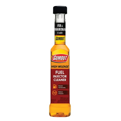 Gumout 800001363 High Mileage Fuel Injector Cleaner - 6 oz. - size: 6 Fl Oz (Pack of 1), style: High Mileage Fuel Injector Cleaner